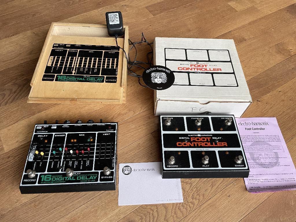 Electro Harmonix 16 sec delay + foot controller, Ophalen, Gebruikt, Delay of Echo