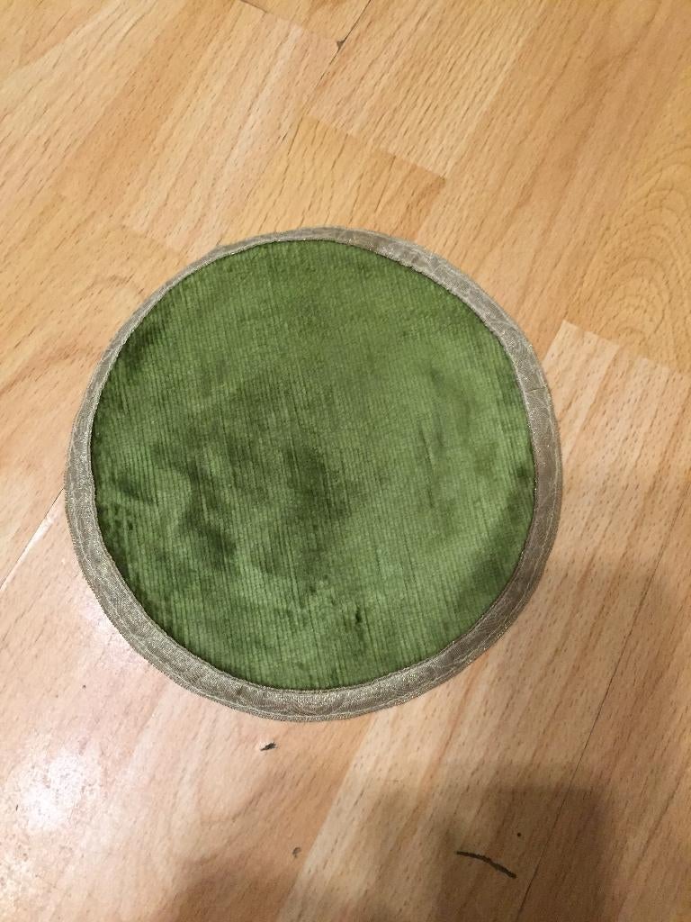 Rond sier tafel tapijtje groen, Huis en Inrichting, Stoffering | Tapijten en Vloerkleden, Minder dan 50 cm, Rond, Minder dan 50 cm