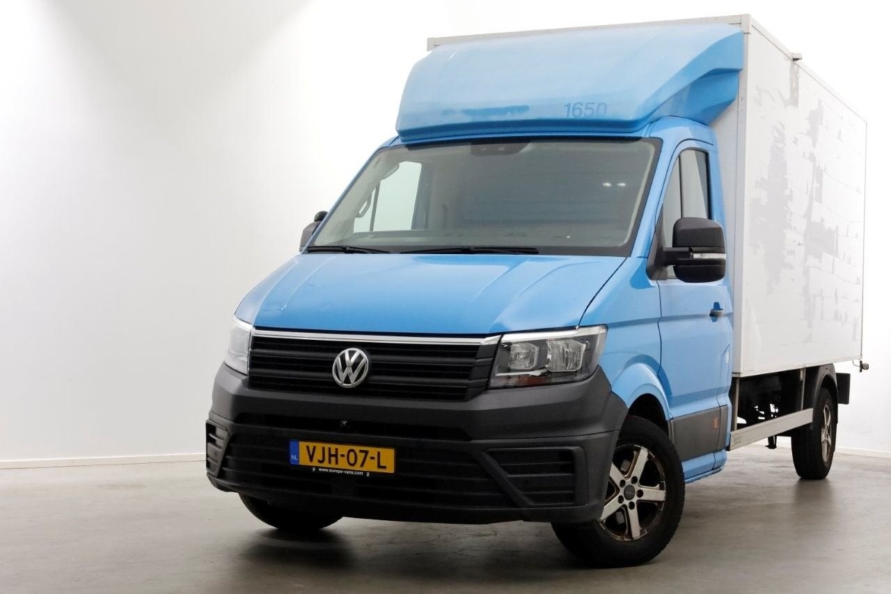 Volkswagen Crafter 35 2.0 TDI E6 Bakwagen met achterdeuren 2, Auto's, ABS, Blauw, Bedrijf, 277 g/km