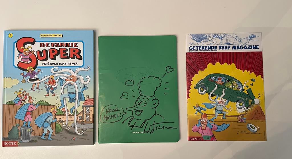 Scenario boek met urbanus en familie super hc gesigneerd, Complete serie of reeks, Ophalen of Verzenden, Nieuw