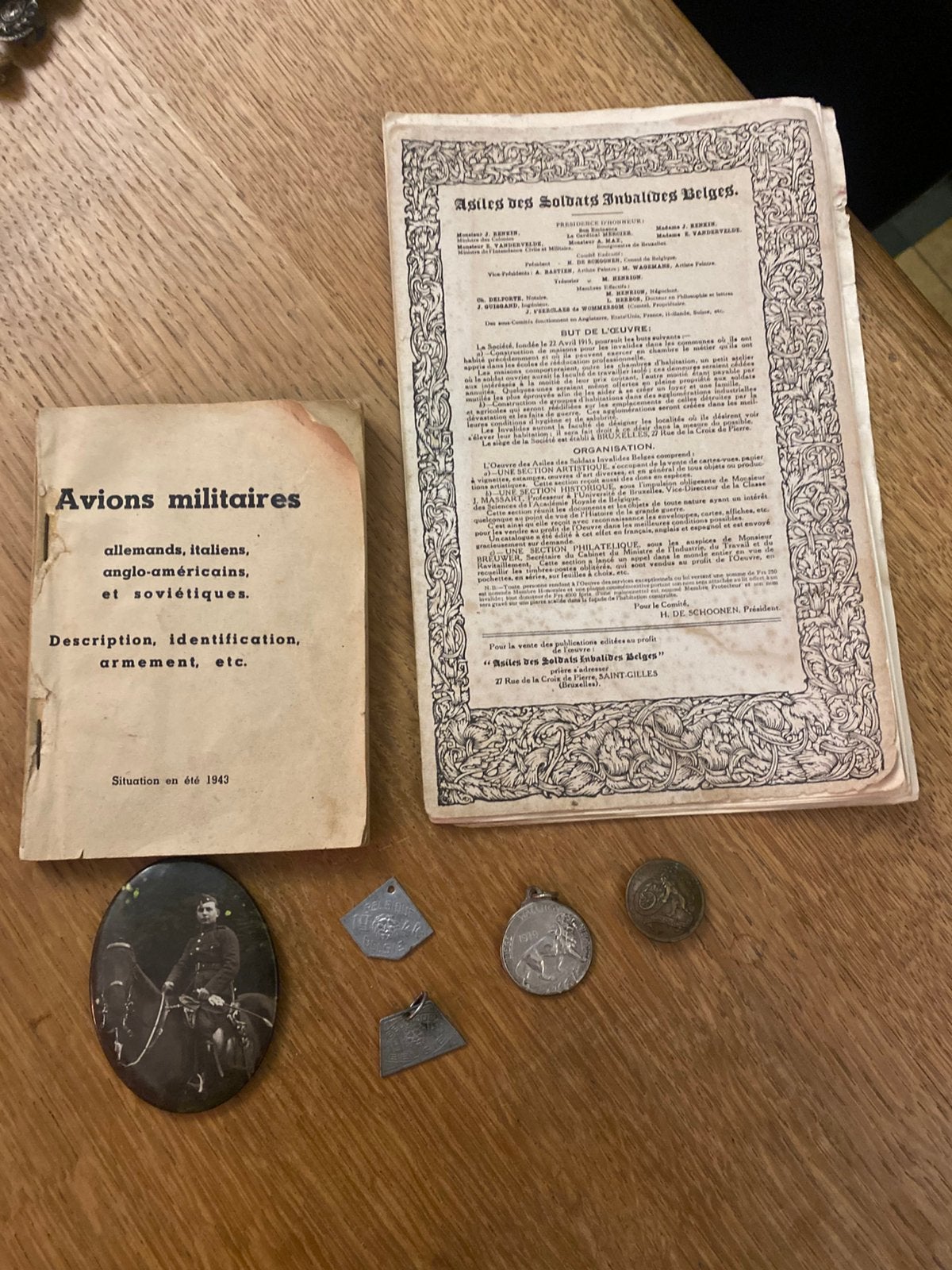 ABBL relique guerre 14-18 40-45, Enlèvement ou Envoi