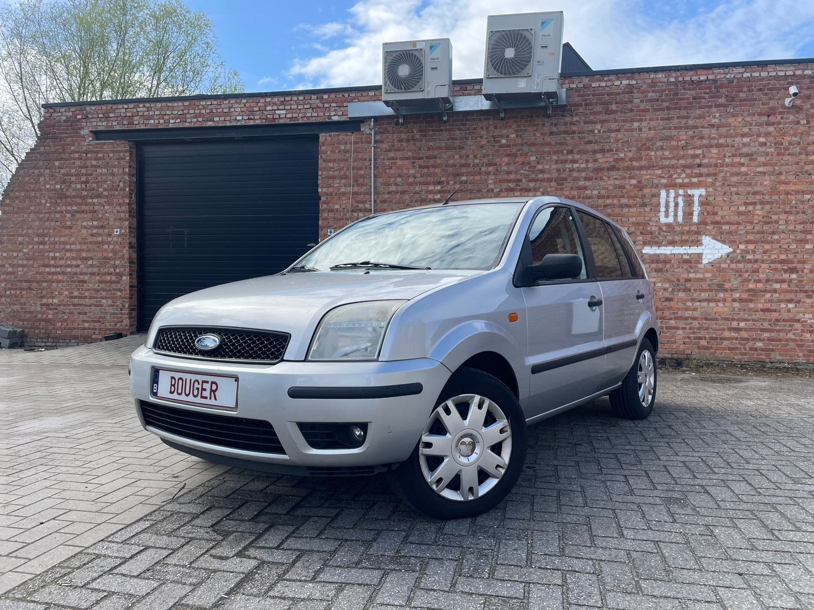 FORD FUSION | 1.4 BENZINE | AIRCO | 5-DEURS, Auto's, Ford, Voorwielaandrijving, Stof, Zwart, Fusion