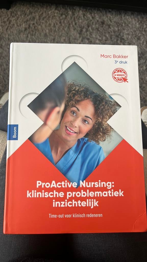 Studieboek bachelor in de verpleegkunde (proactive nursing), Boeken, Schoolboeken, Zo goed als nieuw, Ophalen