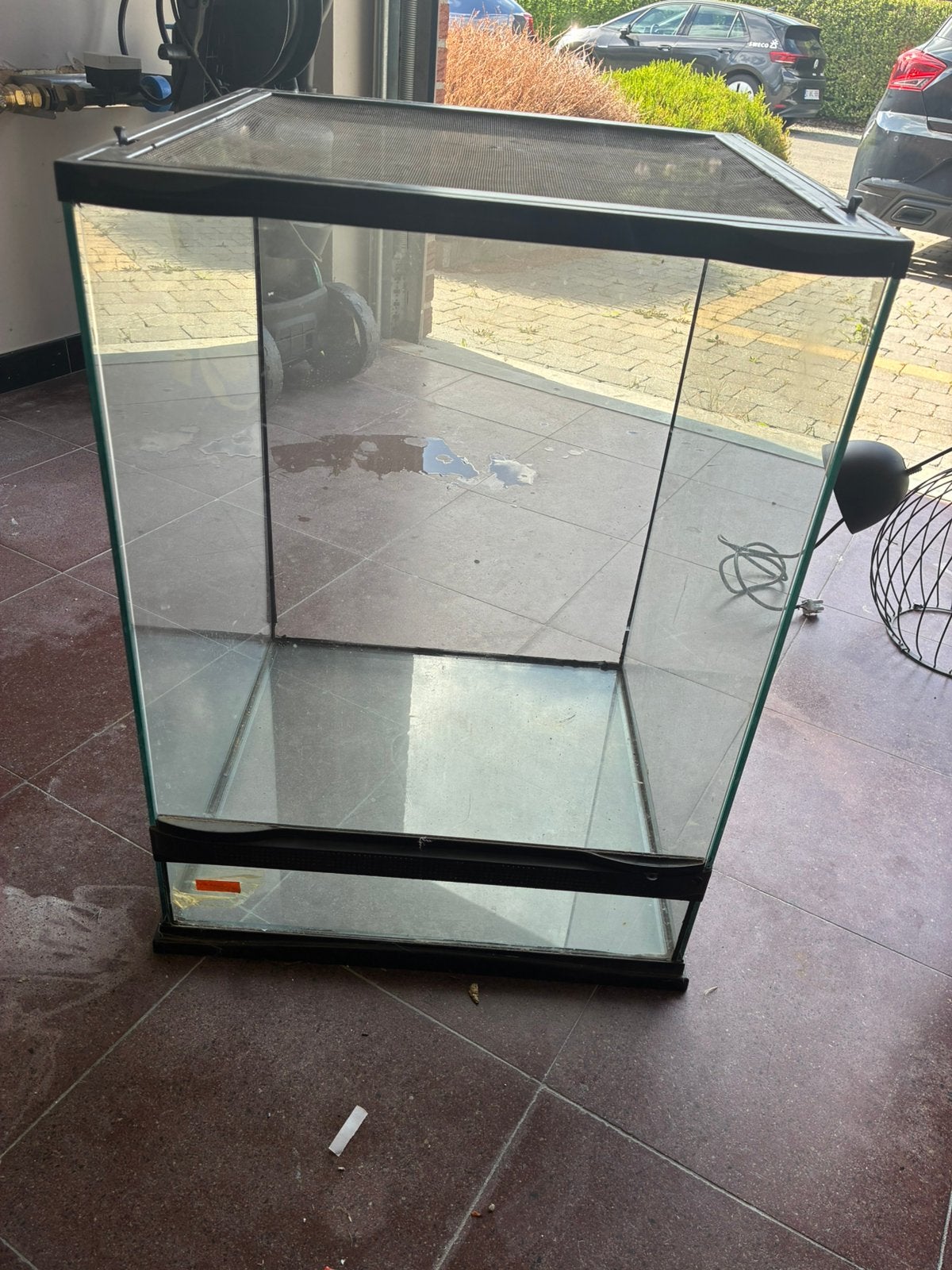 Terrarium 45x45x60, Dieren en Toebehoren, Reptielen en Amfibieën | Toebehoren, Ophalen, Zo goed als nieuw