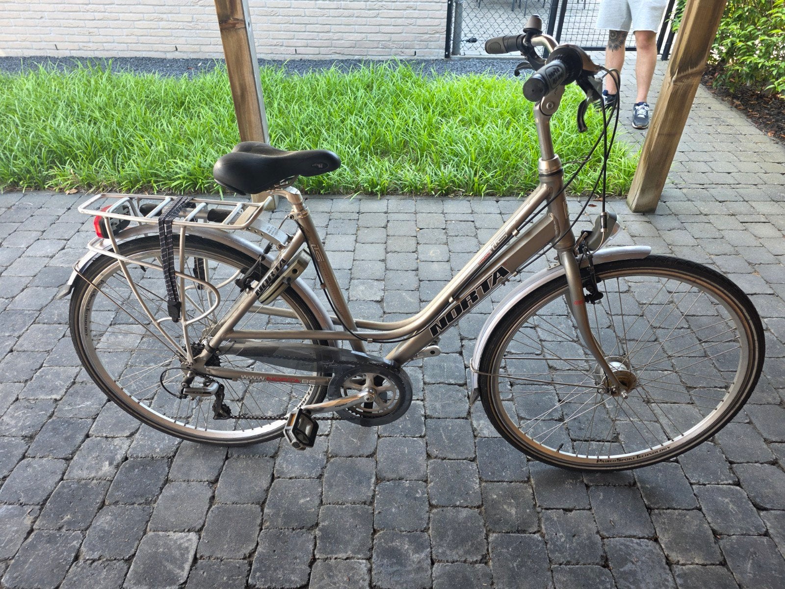 Norta dames fiets, Ophalen