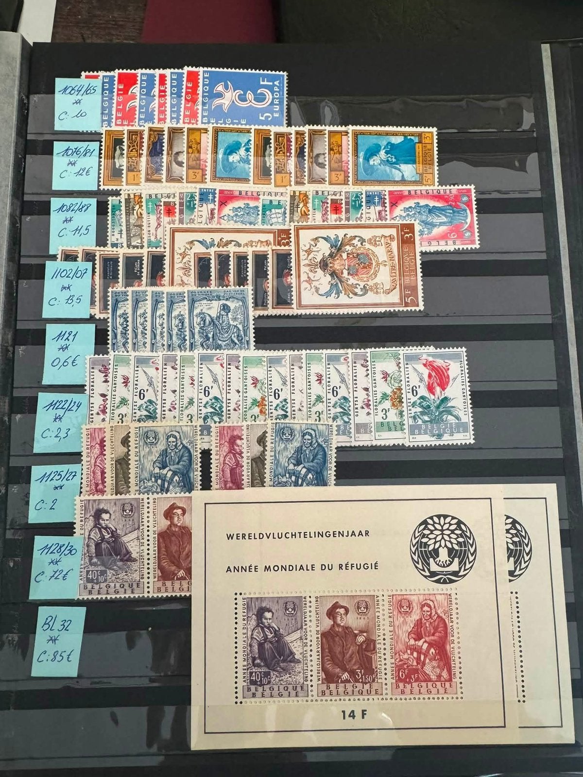 Selection de timbres MNH à 5% de la cote !!!, Timbres & Monnaies, Enlèvement ou Envoi