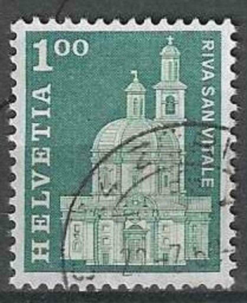 Zwitserland 1968 - Yvert 821 - Courante reeks (ST), Verzenden, Gestempeld