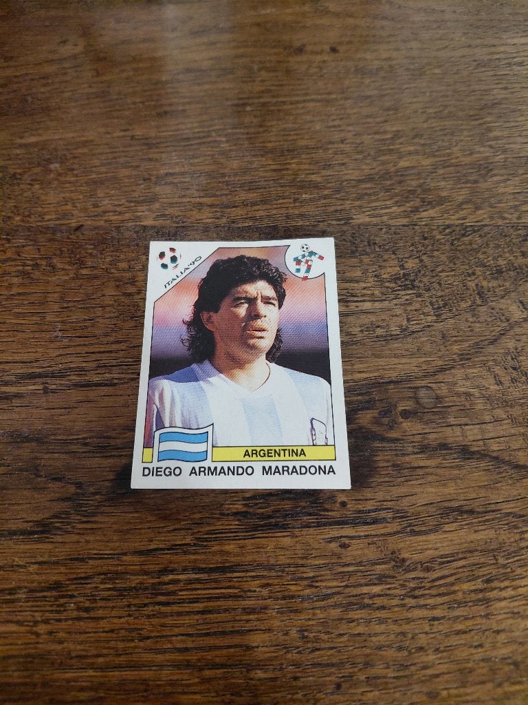 Panini Italia 90 - Diego Armando Maradona #128, Ophalen of Verzenden