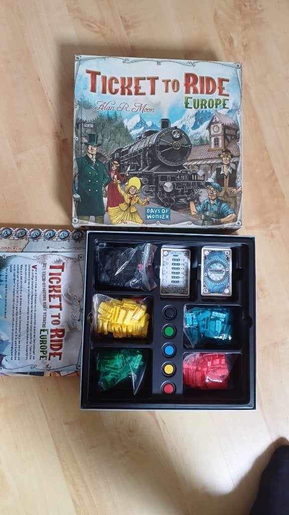 bordspel Days of Wonder Ticket to Ride Europe compleet, Trois ou quatre joueurs, Enlèvement ou Envoi, Neuf