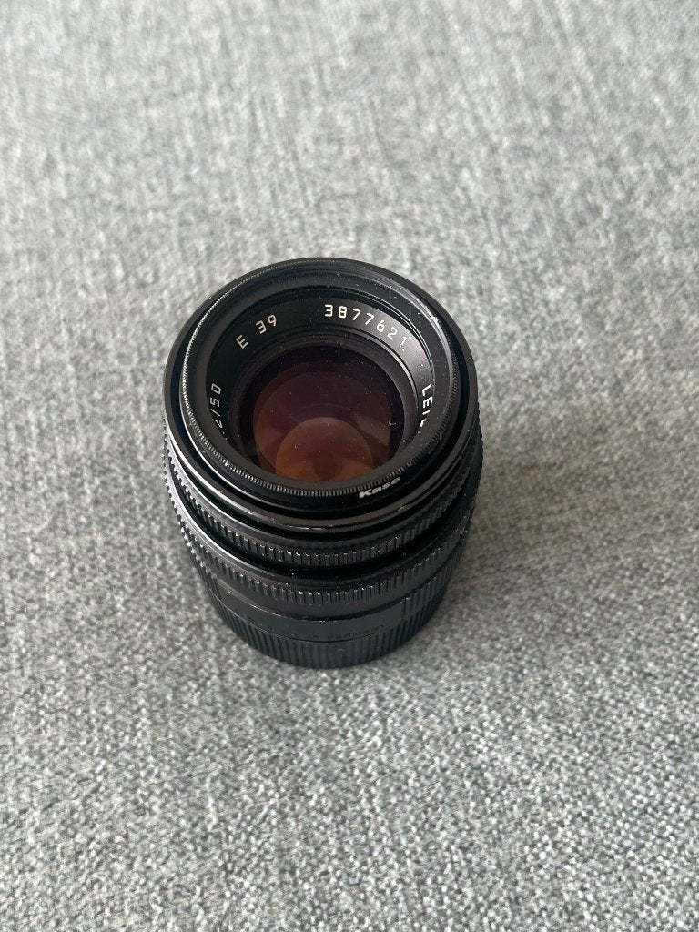 leica summicron-m 50mm, Ophalen of Verzenden, Zo goed als nieuw, Standaardlens, 50 mm