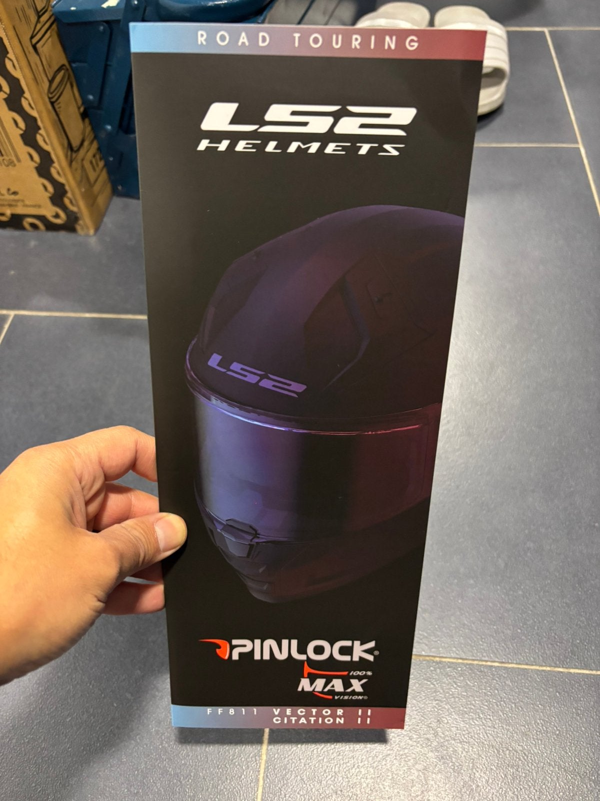 Casque Pinlock LS2 neuf !, Motos, Enlèvement