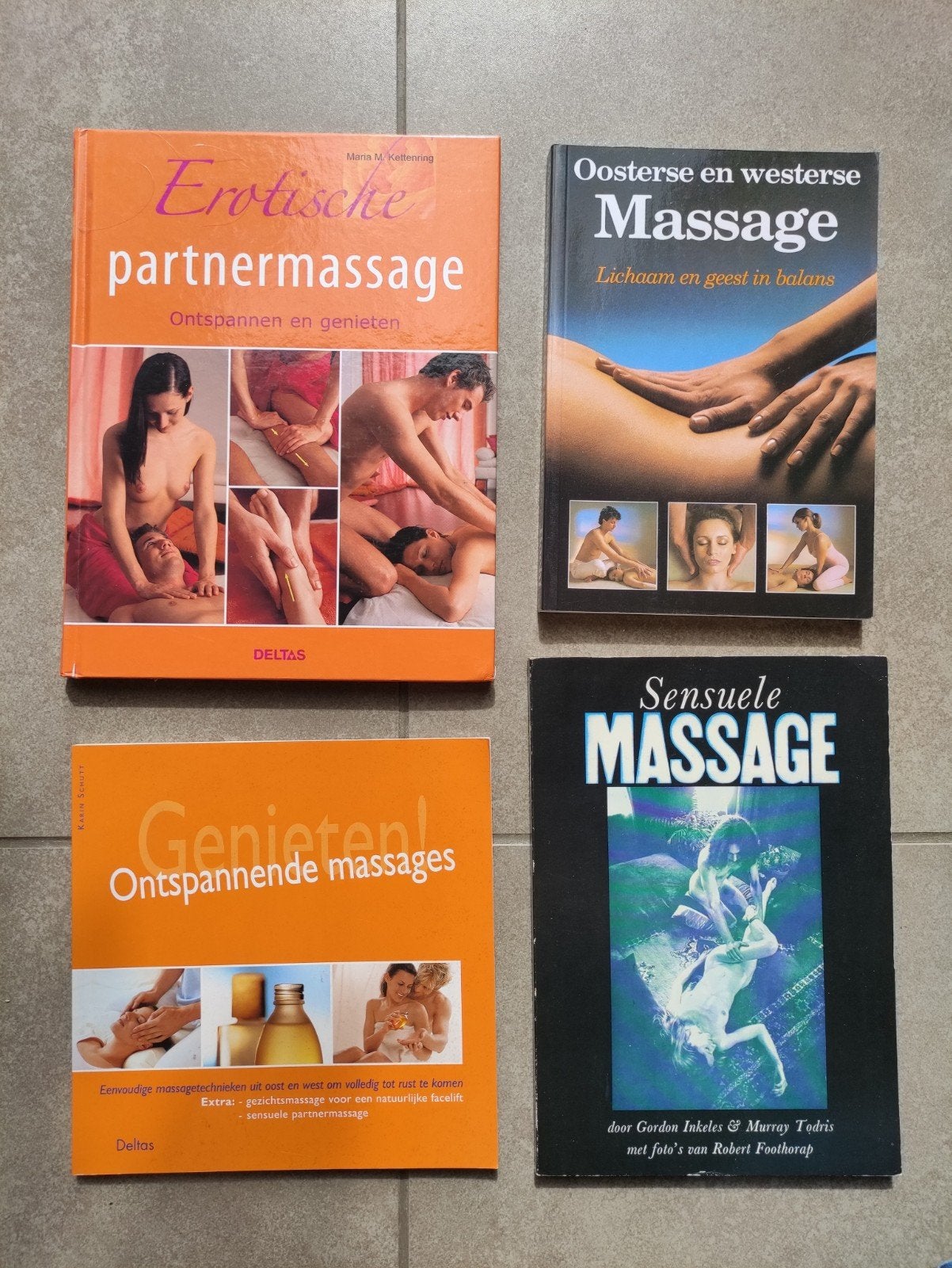 4x massage, Boeken, Ophalen of Verzenden