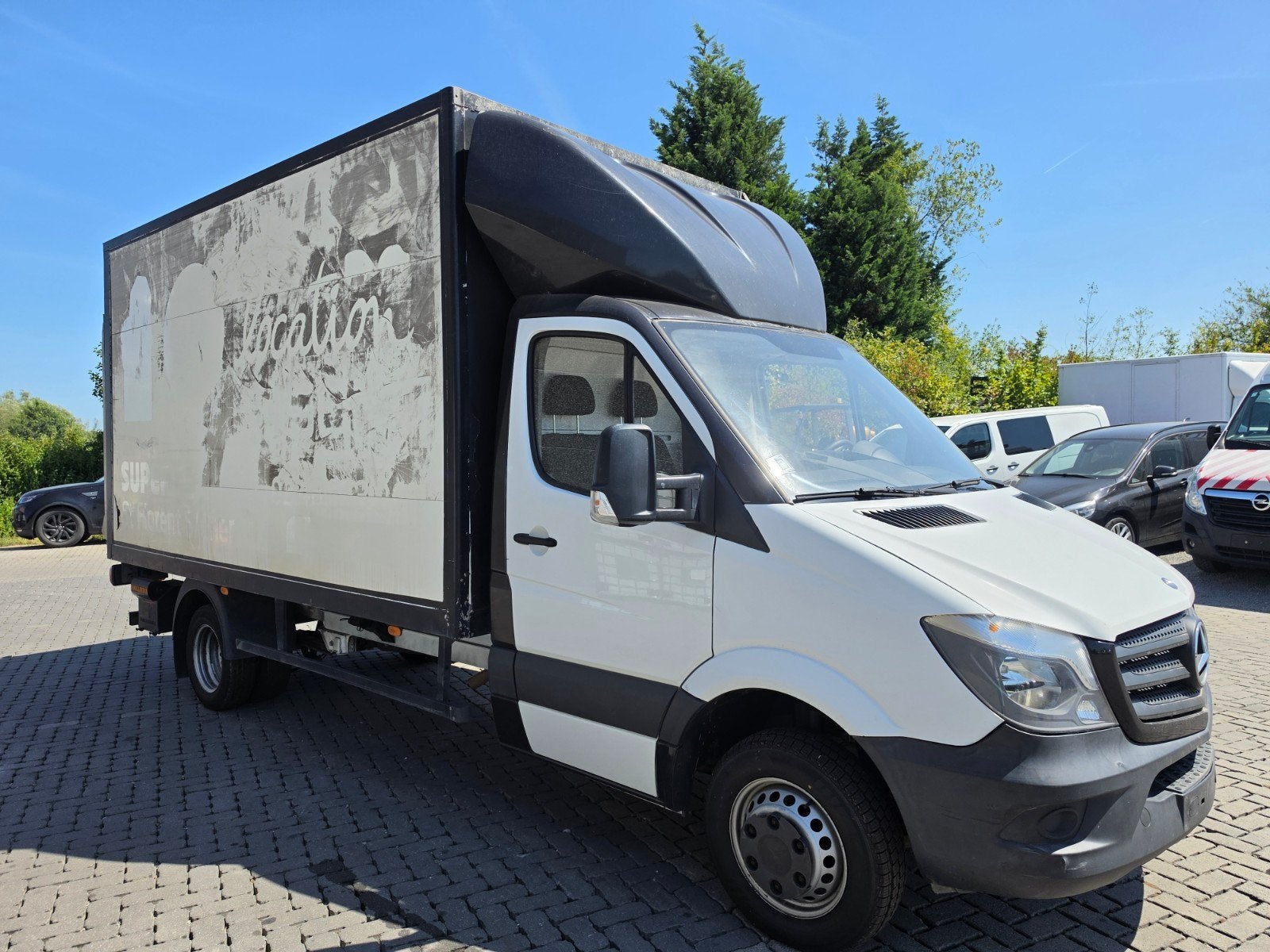 Mercedes Sprinter CDi Meubelbak Laadlift 2015 Airco 220dkm, Auto's, 100 kW, Stof, 4 cilinders, Wit