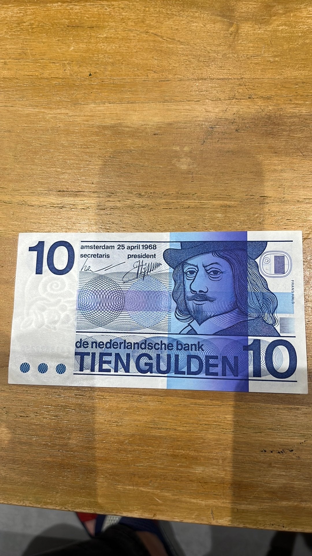 10 Gulden Amsterdam 25 april 1968 UNC, Ophalen of Verzenden