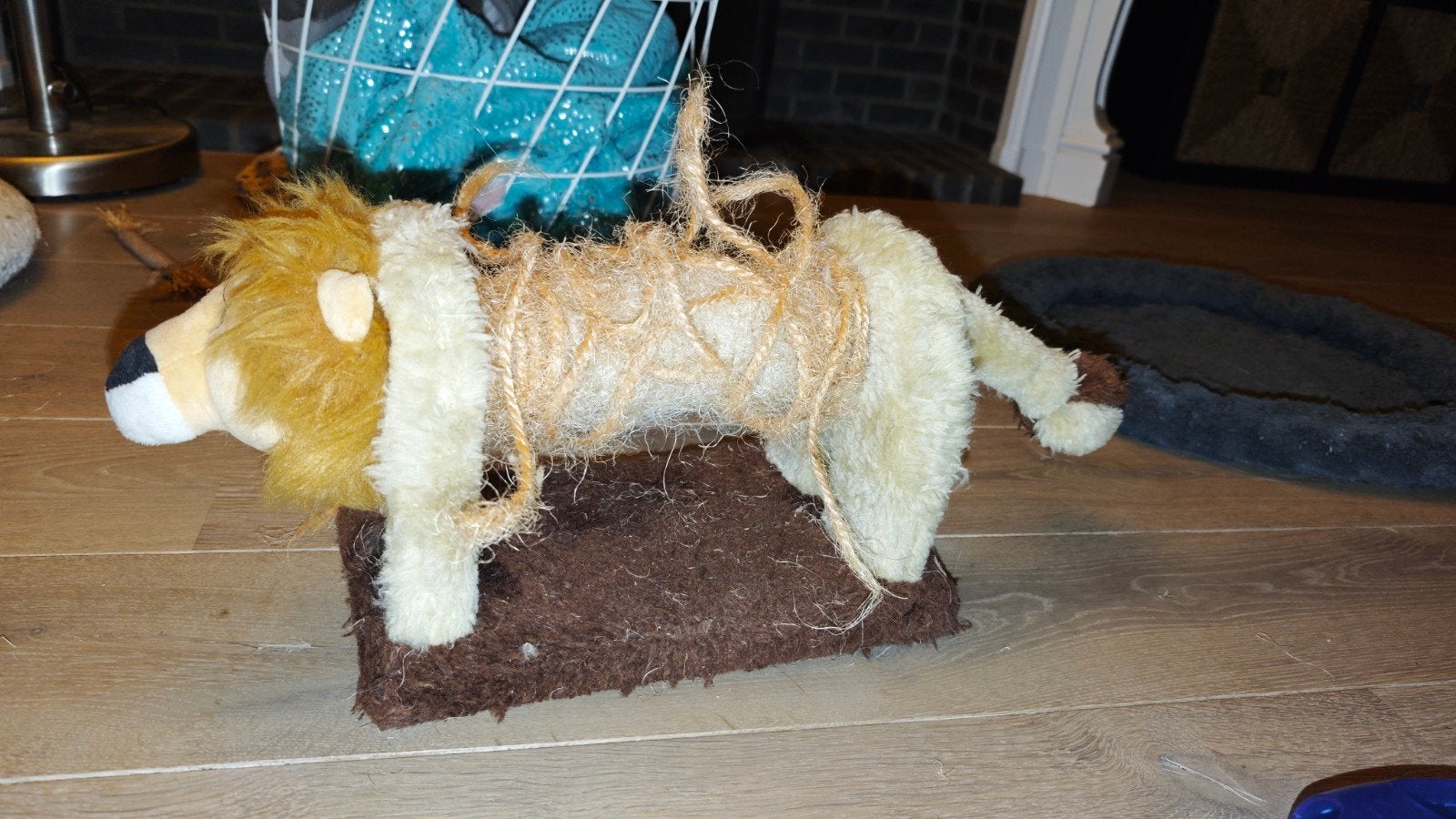 Kattenkrabpaal speelgoed, Dieren en Toebehoren, Ophalen of Verzenden, Gebruikt, Krabpaal