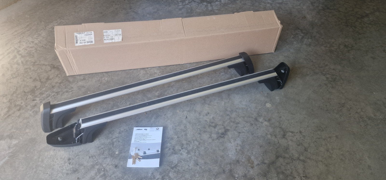 Dakdragers BMW X1 25E (model 2020), Auto diversen, Dakdragers, Ophalen, Zo goed als nieuw