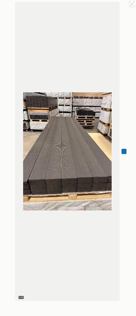 Composiet Vlonderplanken -Antracite dark grey - Massief, Ophalen of Verzenden, Nieuw