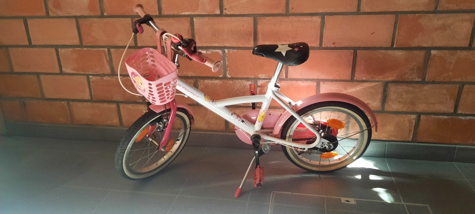 16-inch kinderfiets, Ophalen