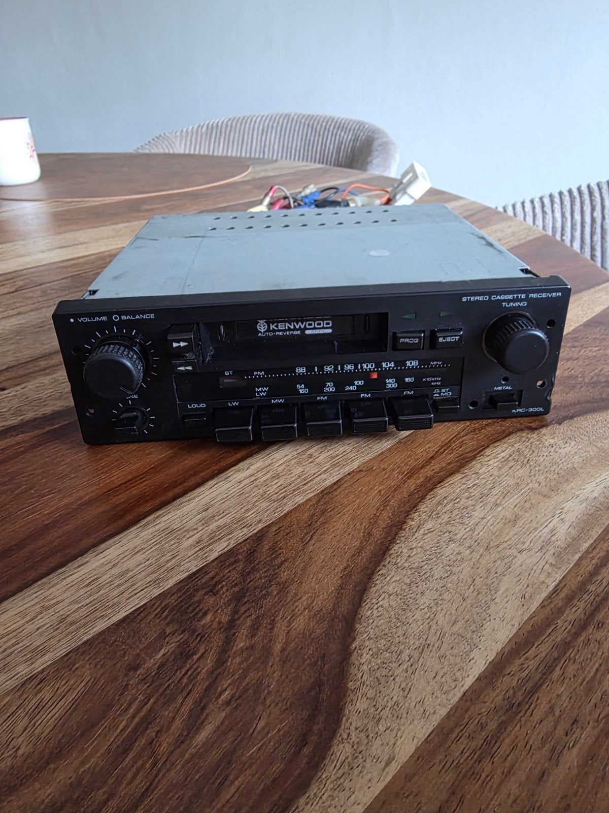 Kenwood KRC-300L Vintage Autoradio Cassette Receiver (Made i, Enlèvement, Utilisé
