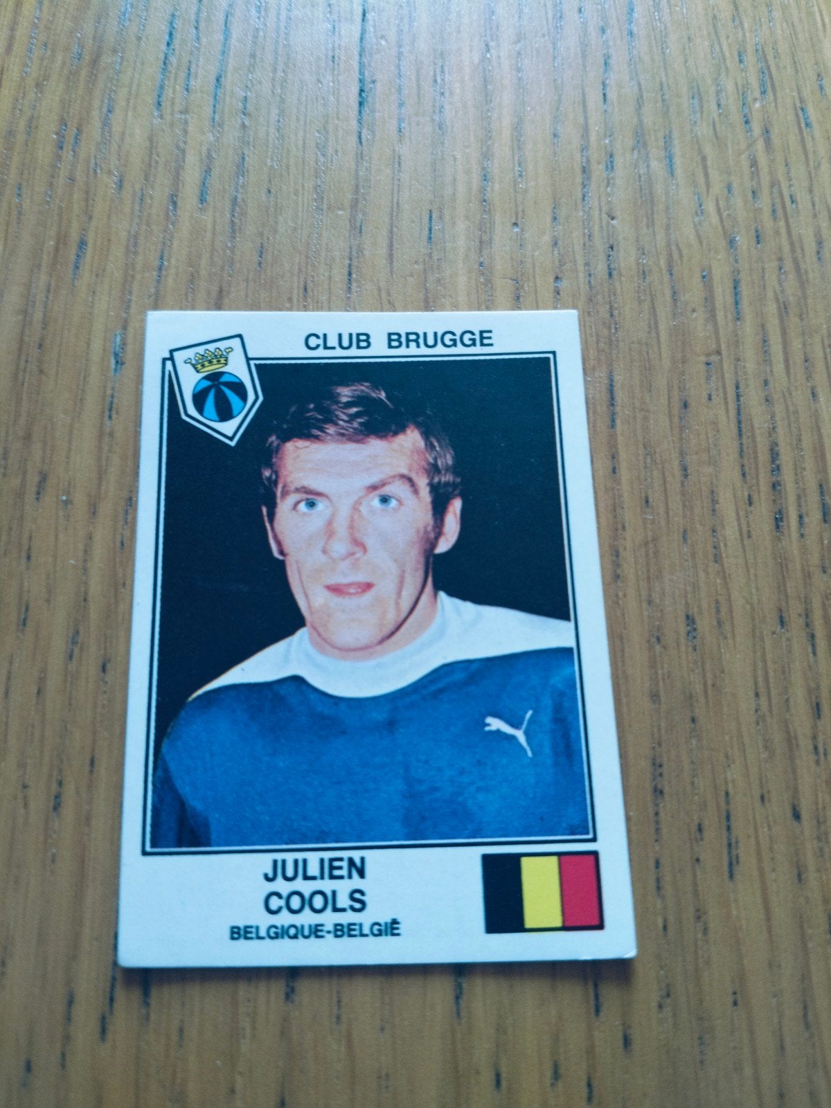 Panini sticker Julien Cools Club Brugge Euro Football 79, Verzamelen, Ophalen of Verzenden