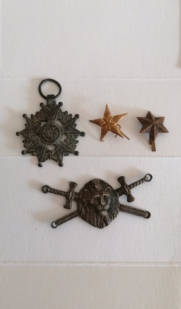 Sterrenlot voor militaire medailles, Verzamelen, Verzenden, Overige soorten, Lintje, Medaille of Wings