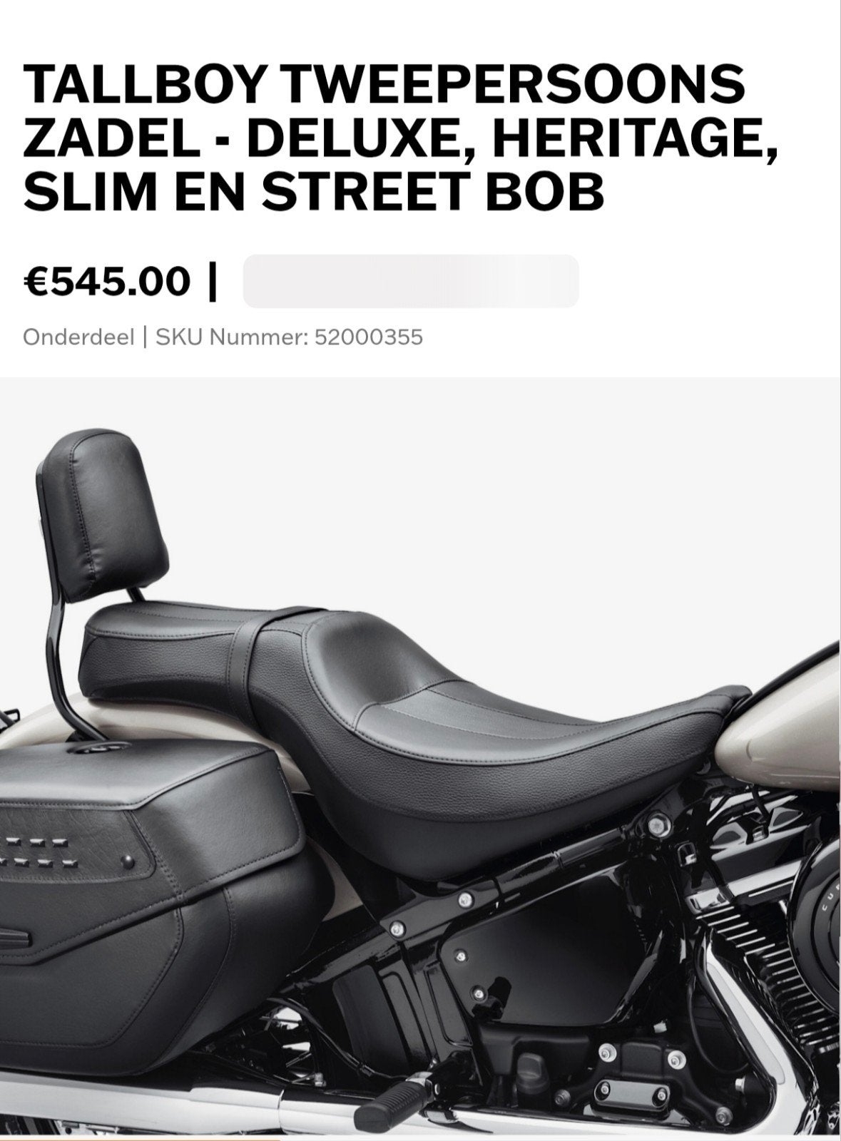 Siège double Tallboy : Deluxe, Heritage, Slim et Street, Enlèvement