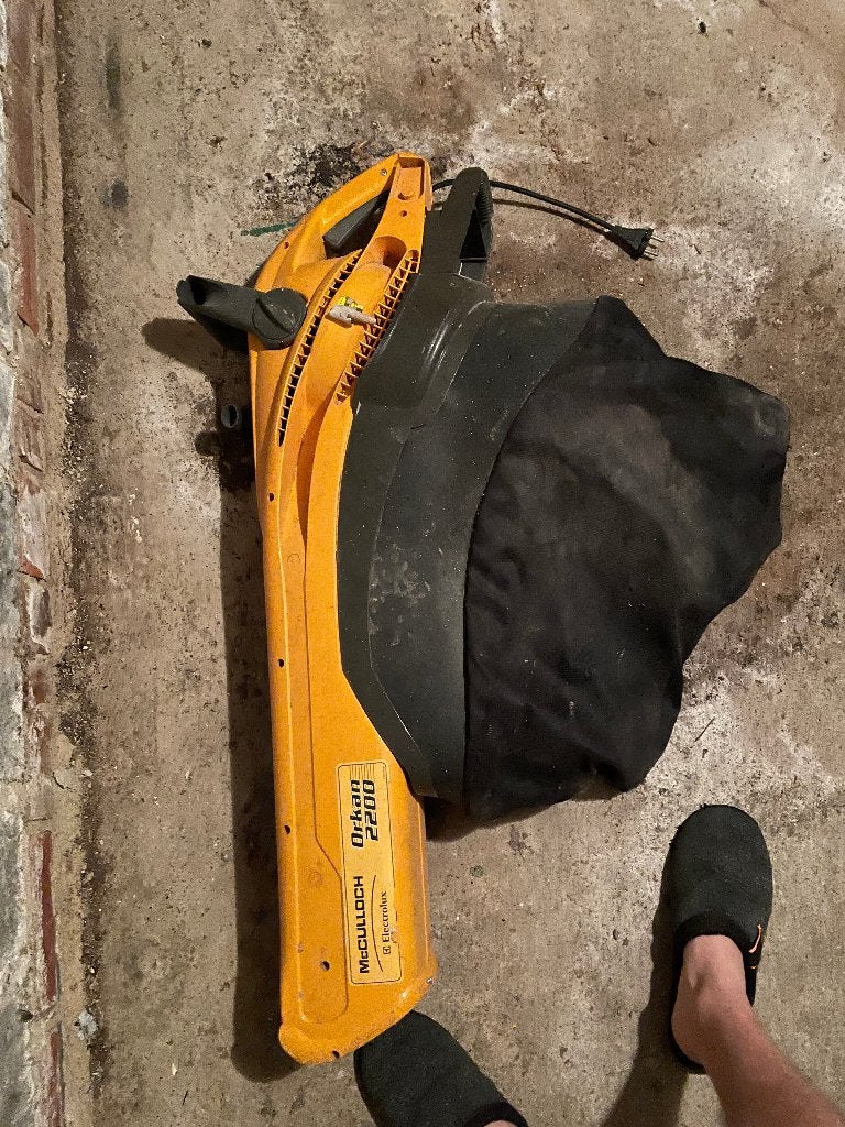 souffleur, Tuin en Terras, Ophalen, Gebruikt, Met opvangzak, Mcculloch