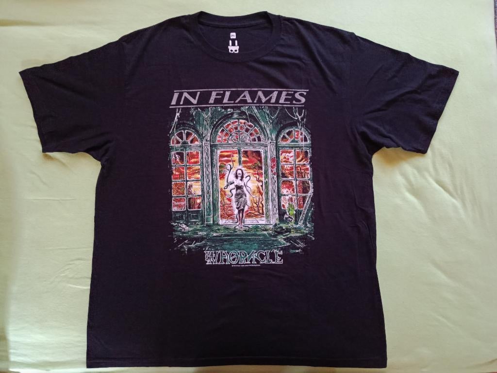 Metal T-shirt In Flames "Whoracle" XXL, Kleding | Heren, T-shirts, Ophalen, Nieuw, Overige maten, Zwart