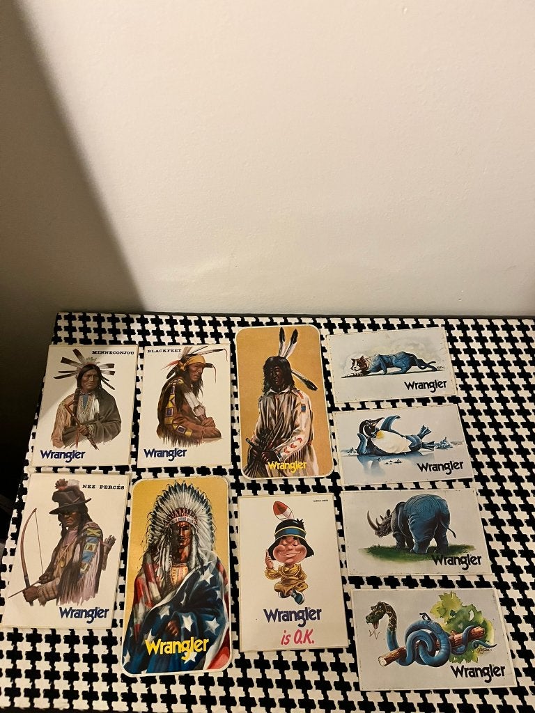 Stickers publicitaires anciens des années 80 Wrangler, Rifle, Enlèvement ou Envoi, Autres types