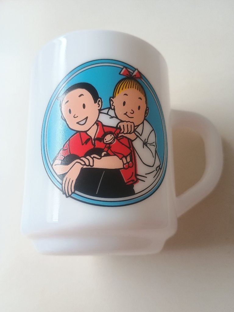 Suske en Wiske koffiemok 1995 de Beukelaer, Verzamelen, Ophalen, Suske en Wiske