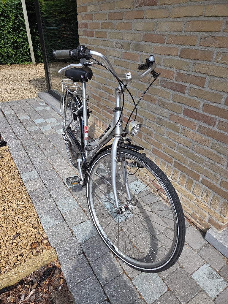 Damesfiets, Fietsen en Brommers, Gebruikt, Velgrem, Versnellingen, 50 tot 53 cm