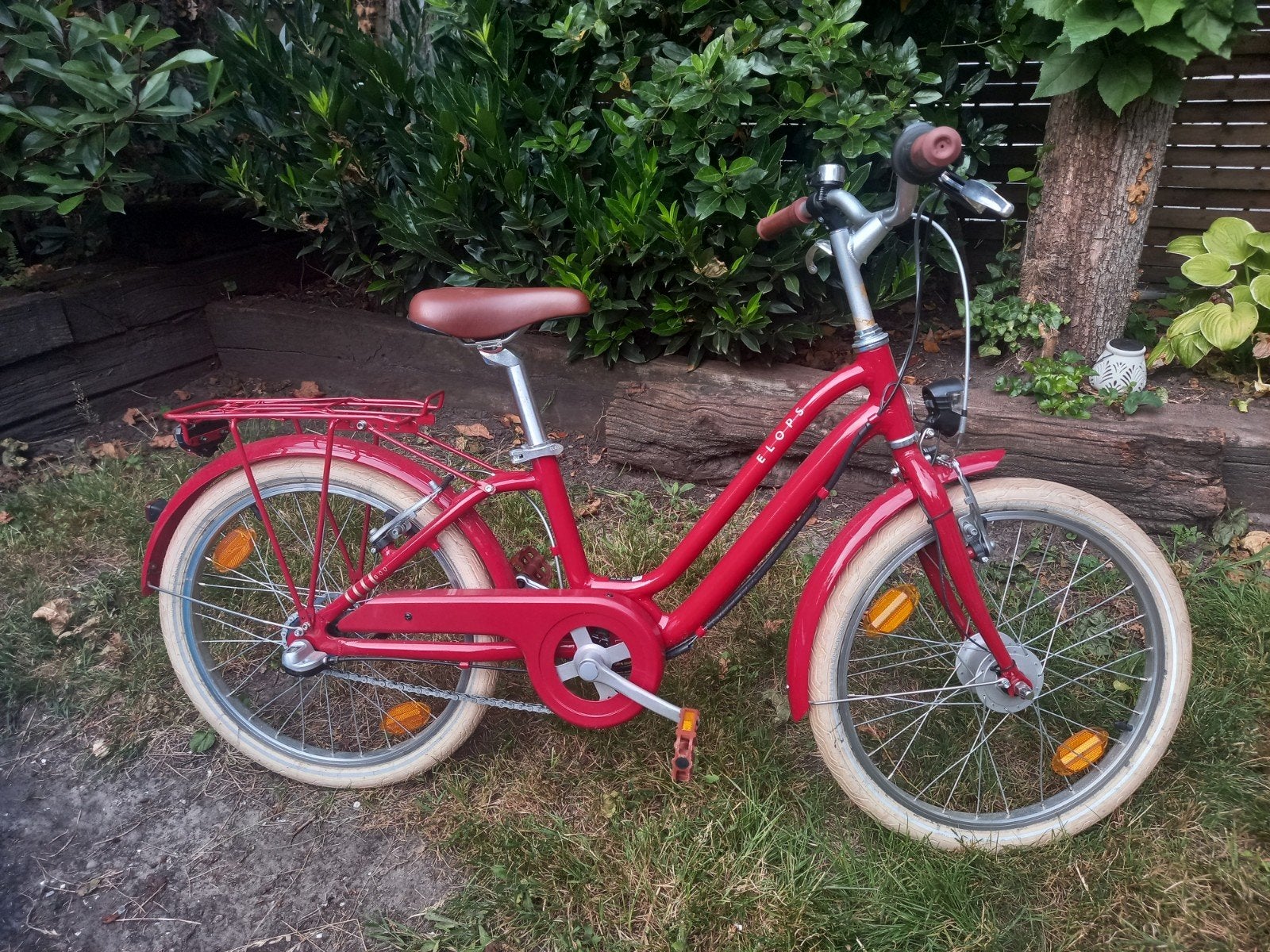 Meisjesfiets Elops 20 inch, Elops ( Decathlon ), Comme neuf, Vitesses, 20 pouces