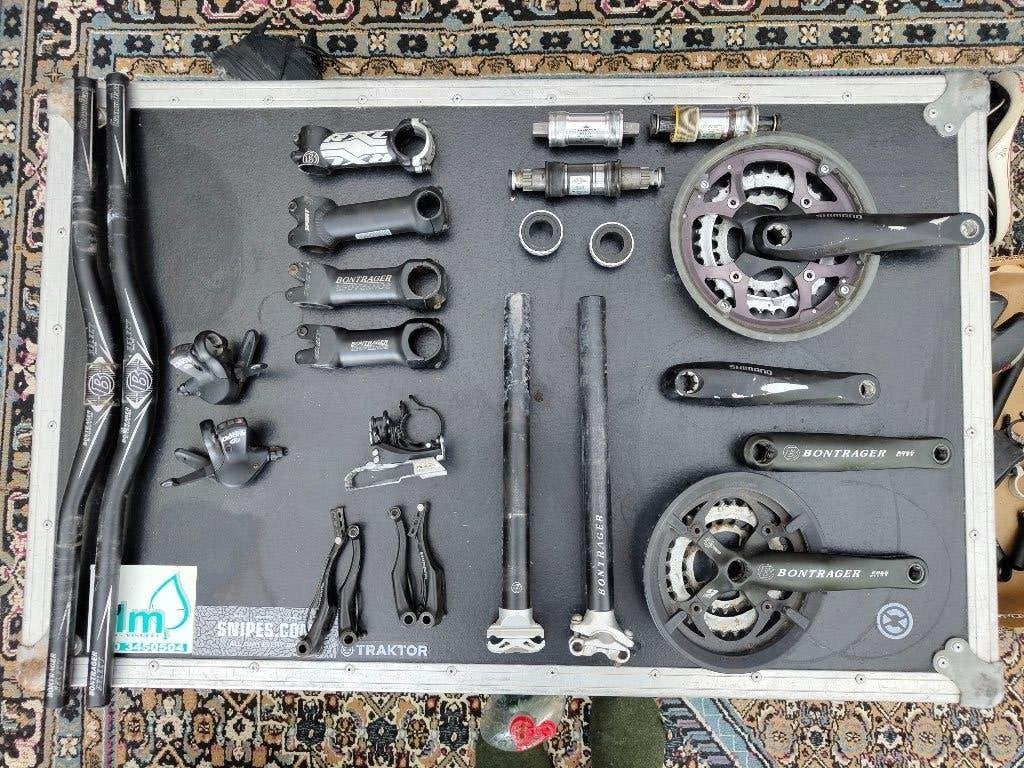mountainbike onderdelen, Fietsen en Brommers, Fietsonderdelen, Ophalen of Verzenden, Gebruikt, Mountainbike
