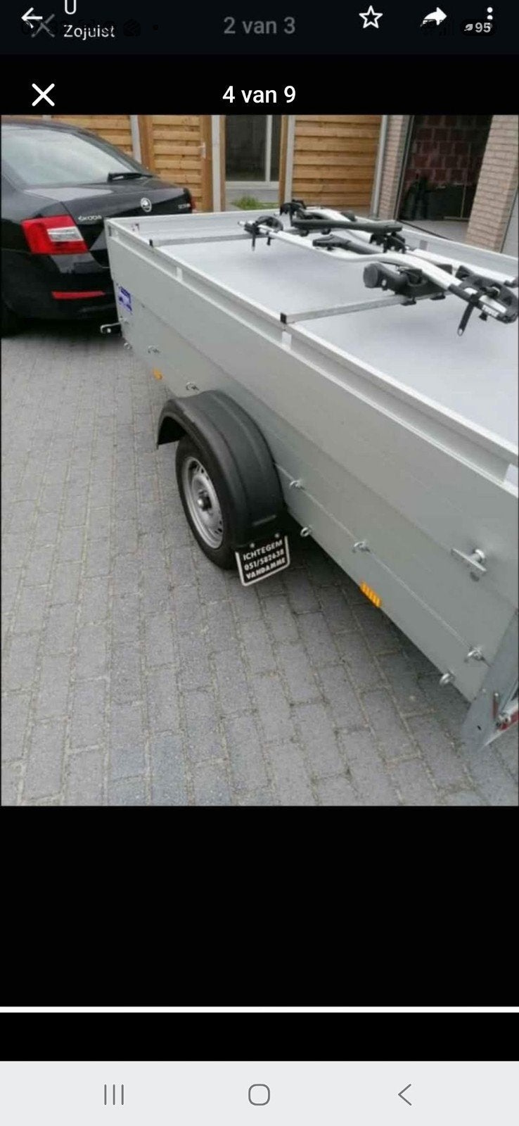 Bagagewagen aanhanger te huur, Ophalen of Verzenden