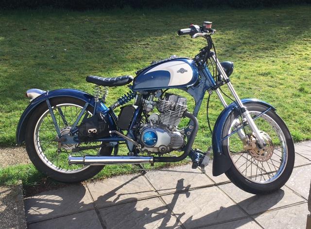 Compleet custom skyteam 125cc, Motos, Chopper, Particulier, 1 cylindre, Manuelle