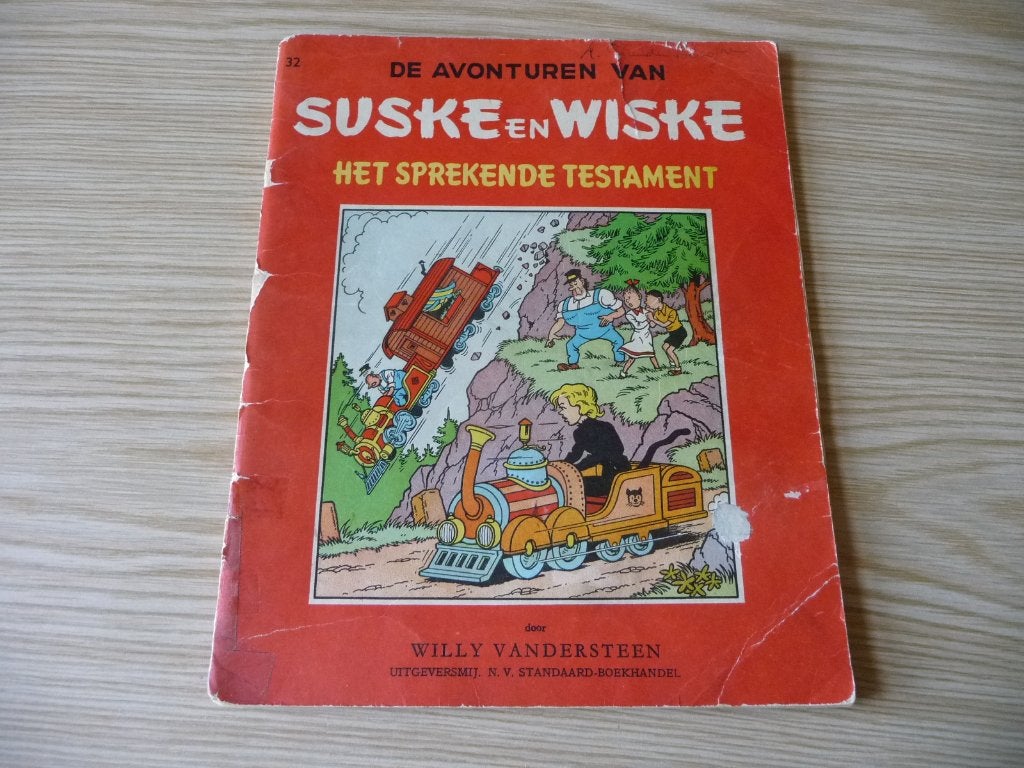 Suske & Wiske - oude reeks 32. het sprekende testament = €14, Boeken, Gelezen, Willy Vandersteen, Eén stripboek, Ophalen of Verzenden