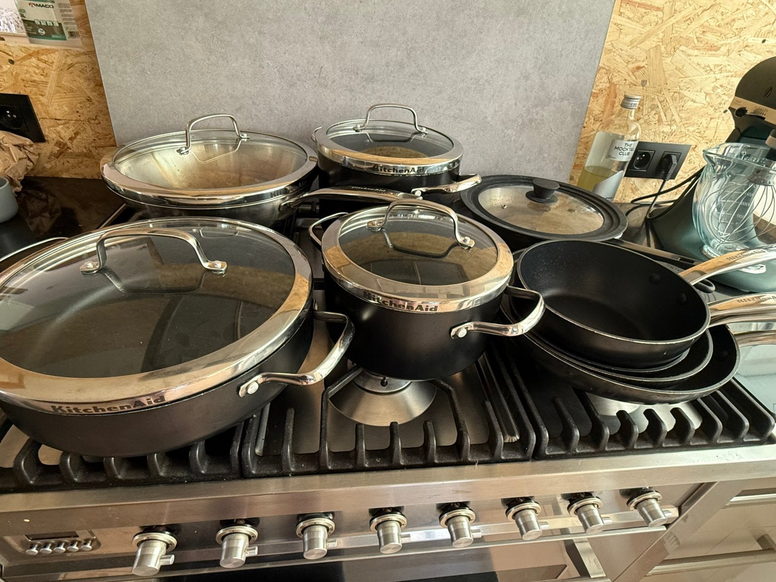 Pannenset Kitchen Aid, Huis en Inrichting, Keuken | Potten en Pannen, Ophalen
