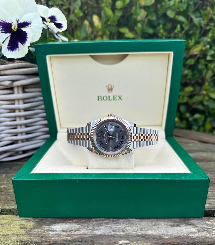 Rolex Datejust Wimbledon bicolore, Neuf, Rolex, Enlèvement ou Envoi, Or