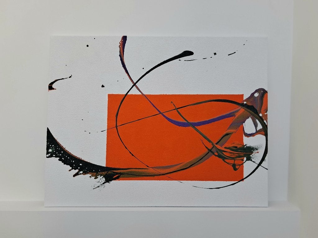 Abstract Modern Acryl canvas 70*90cm, Ophalen, Gesigneerd, Acrylverf, Abstract