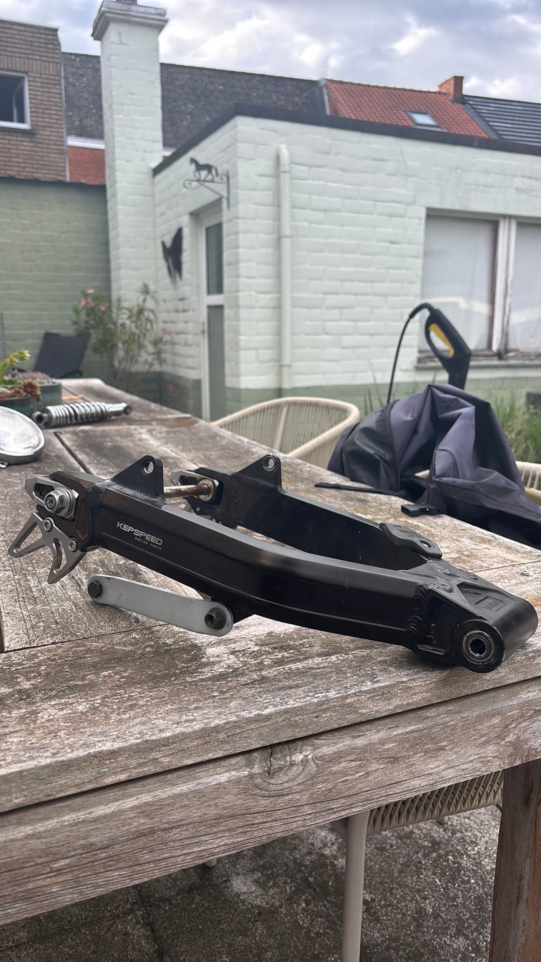Kepspeed +4 achterbrug, Ophalen