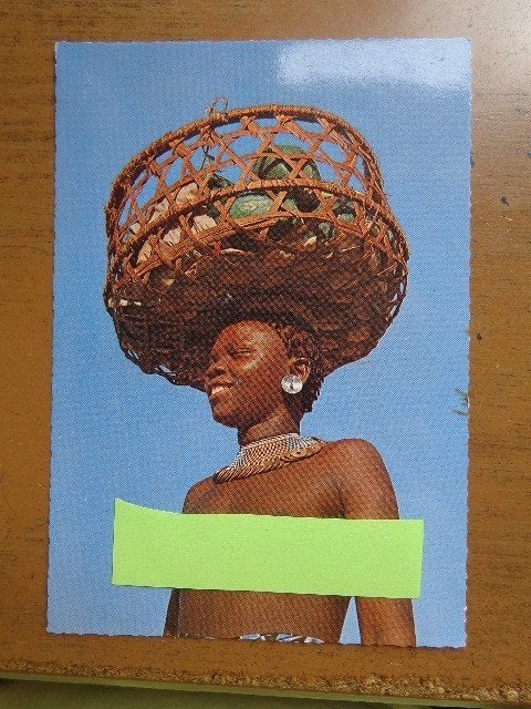 Postkaart Naakt - Giriama Fruit Seller, Verzenden, Ongelopen, Overige thema's