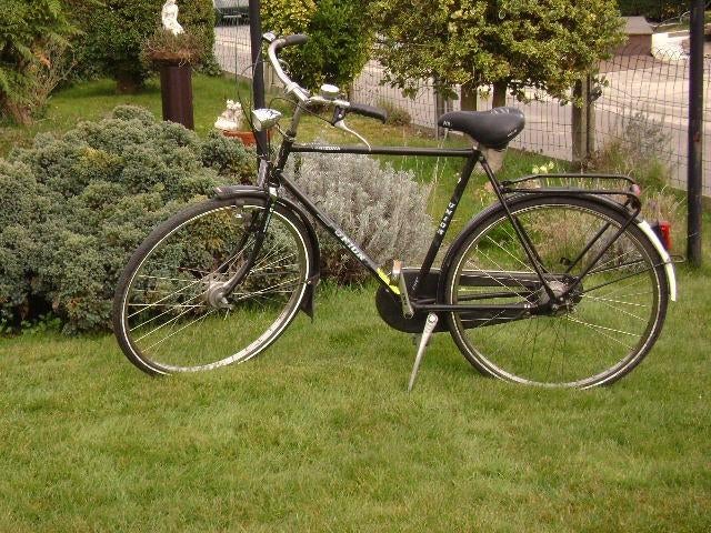 Kot/Student/Station/Stadsfiets 28inch heren, 53 tot 56 cm, Versnellingen, Zo goed als nieuw, Trommelrem