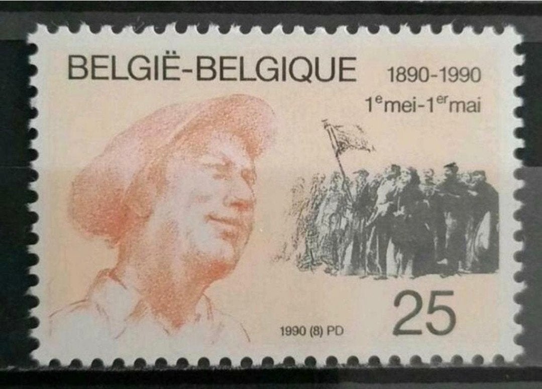 Belgique : COB 2366 ** 100 ans 1er mai 1990., Sans timbre, Neuf, Enlèvement ou Envoi, Non oblitéré