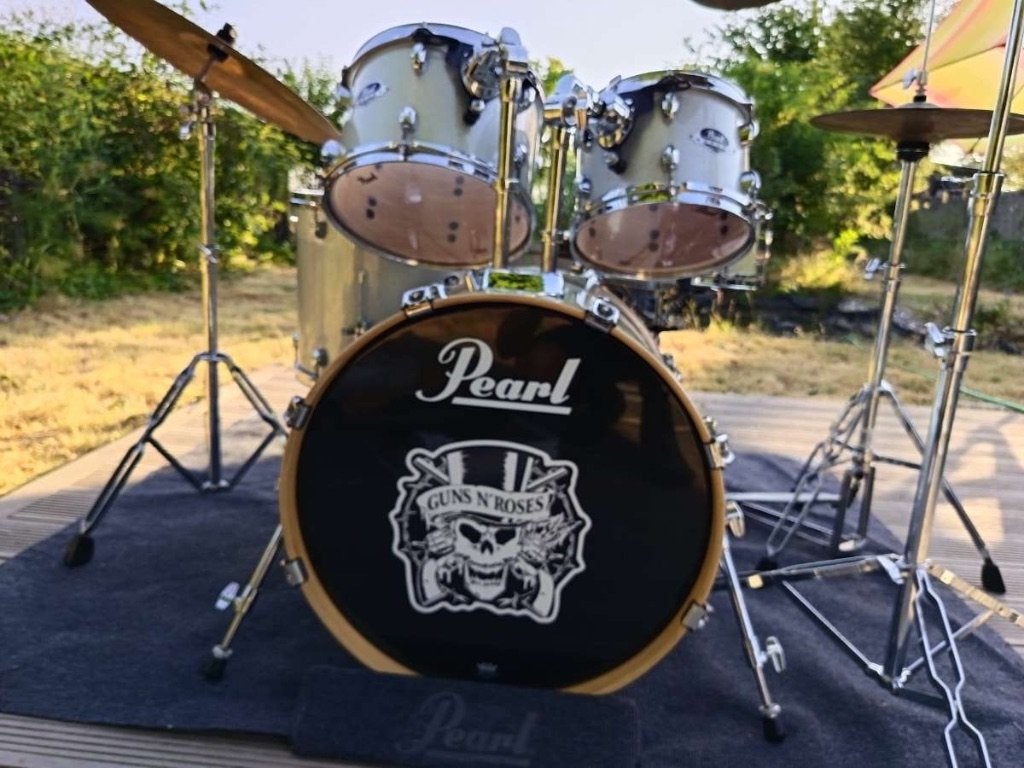Batterie Pearl Export Series – Kit complet prêt à jouer, Muziek en Instrumenten, Drumstellen en Slagwerk, Gebruikt, Pearl, Ophalen