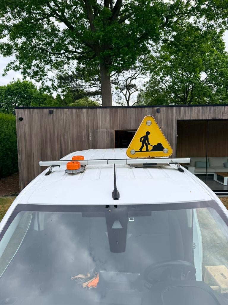 Signalisatie werkzaamheden - zwaailamp - led bord auto, Ophalen, Zo goed als nieuw