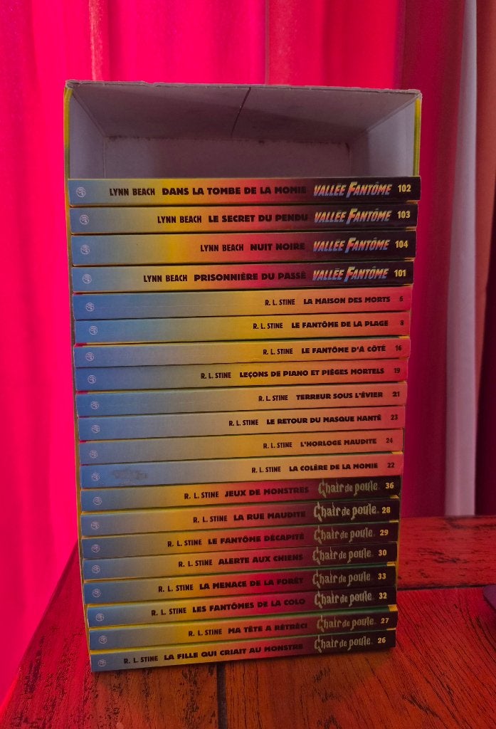Chair de Poule,    Noir Mystère,   Peur Bleue, Enlèvement, Comme neuf, Divers auteurs, Fiction