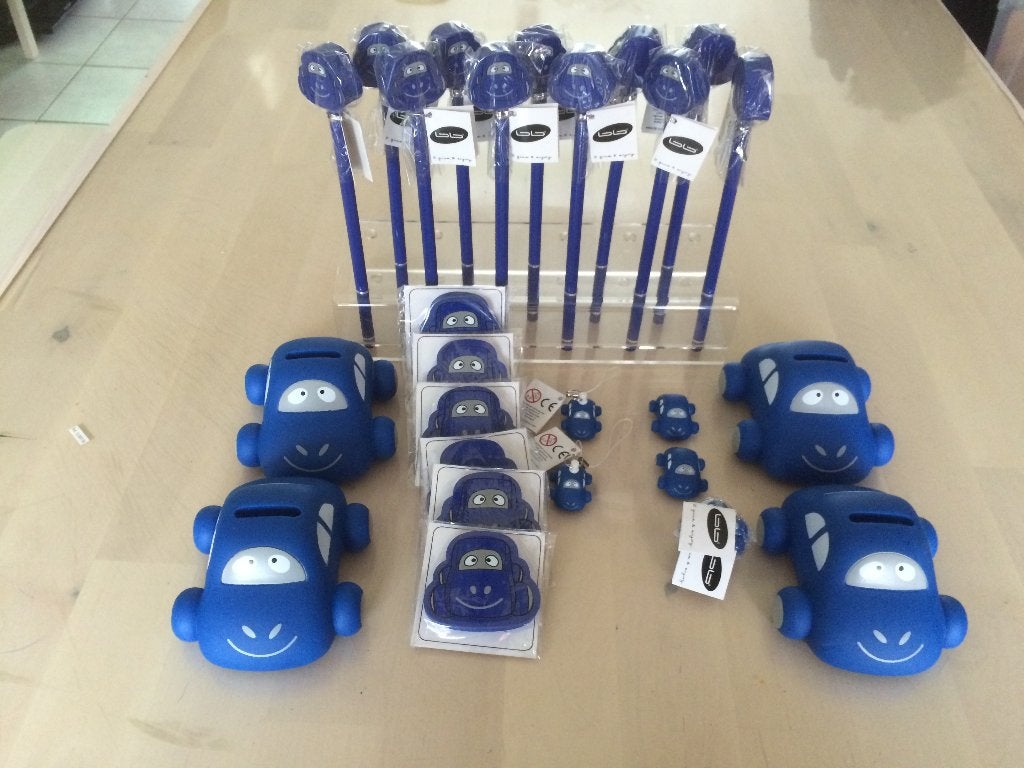 Sammy Auto Blauw – BB Collectie, Ophalen of Verzenden, Nieuw, Kraamcadeau
