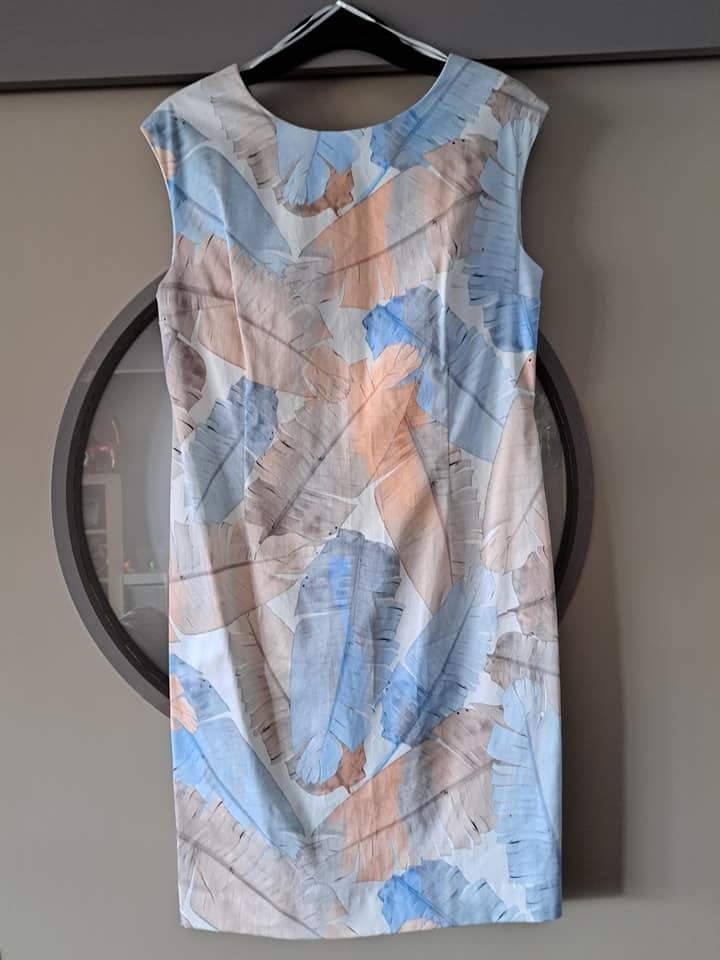 pastelkleurige jurk d'Auvry, E5 Mode, 38/40, Kleding | Dames, Maat 38/40 (M), Meerkleurig, Ophalen of Verzenden, Zo goed als nieuw