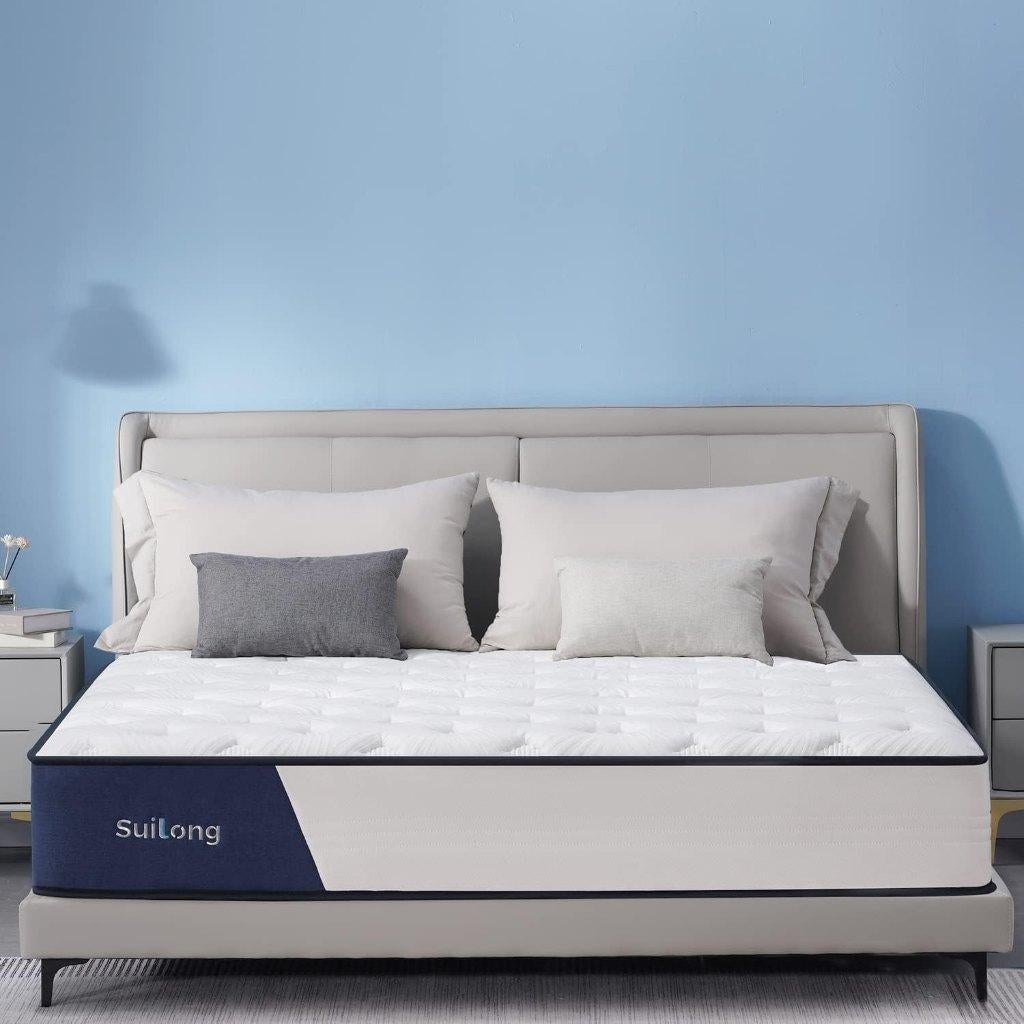 Matrassen – Pocketveren + Memory Foam – Zeer goed, Huis en Inrichting, Ophalen, Tweepersoons, Zo goed als nieuw, Matras