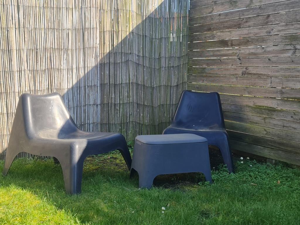 Petit salon de jardin/2 fauteuils + cool bar table, Jardin & Terrasse